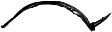 Front, Driver and Passenger Side, Fender Liner, Hatchback