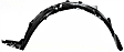 Front, Driver and Passenger Side Fender Liners, Sedan