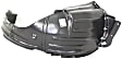 Front, Driver and Passenger Side, Fender Liner