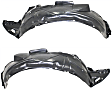 2007 Honda Civic - Front, Driver and Passenger Side Fender Liner, Coupe