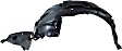 Front, Driver and Passenger Side, Fender Liner, Sedan, USA Built Vehicle