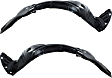 Front, Driver and Passenger Side, Fender Liner