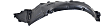 2011-2015 Hyundai Sonata - Front, Driver and Passenger Side, Fender Liner