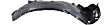 2010-2011 Honda Accord Crosstour - Front, Driver and Passenger Side, Fender Liner