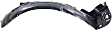 Front, Driver and Passenger Side, Fender Liner, 4-Door, Hatchback