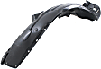 Front, Driver and Passenger Side, Fender Liner, 4-Door, Hatchback