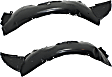 Front, Driver and Passenger Side, Fender Liner