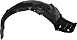 Front, Driver and Passenger Side, Fender Liner, 2-Door, Coupe