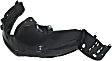 Front, Driver and Passenger Side, Fender Liner, 2-Door, Coupe