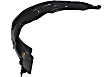 Front, Driver and Passenger Side, Fender Liner, 2-Door, Coupe