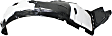 Front, Driver and Passenger Side, Fender Liner