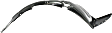 Front, Driver and Passenger Side, Fender Liner