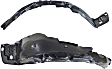 Front, Driver and Passenger Side, Fender Liner, 4-Door, Sedan, Japan Built Vehicle