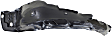 Front, Driver and Passenger Side, Fender Liner, 4-Door, Sedan, Japan Built Vehicle