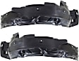 Front, Driver and Passenger Side Fender Liners, (Sedan, USA/Canada Built Vehicle)/(Coupe)