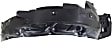 Front, Driver and Passenger Side Fender Liners, (Sedan, USA/Canada Built Vehicle)/(Coupe)