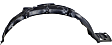 Front, Driver and Passenger Side Fender Liners, (Sedan, USA/Canada Built Vehicle)/(Coupe)