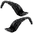 Front, Driver and Passenger Side Fender Liners, (Sedan, USA/Canada Built Vehicle)/(Coupe), CAPA CERTIFIED
