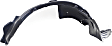 2013-2016 Hyundai Genesis Coupe - Front, Driver and Passenger Side, Fender Liner