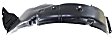 Front, Driver and Passenger Side, Fender Liner