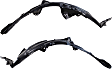 Front, Driver and Passenger Side, Fender Liner