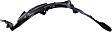 Front, Driver and Passenger Side, Fender Liner