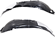 Front, Driver and Passenger Side, Fender Liner