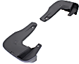 Front and Rear, Driver and Passenger Side Mud Flaps, Black
