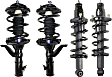2005 Honda Civic Reverb - Front and Rear, Driver and Passenger Side Fully Loaded Strut, Sedan, Coupe