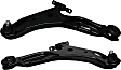Front, Driver and Passenger Side, Lower Control Arms, With Ball Joints