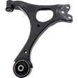 Front, Driver and Passenger Side, Lower Control Arms, Without ball joints, With bushings