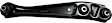Rear, Driver and Passenger Side, Upper Control Arm, Without ball joint(s)