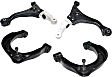 Front, Driver and Passenger Side, Upper and Lower Control Arms