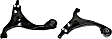 Front, Driver and Passenger Side, Lower Control Arms