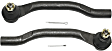 Front, Driver and Passenger Side, Outer Tie Rod Ends