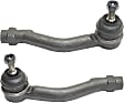 Front, Driver and Passenger Side, Outer Tie Rod Ends