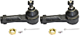 Front, Driver and Passenger Side, Outer Tie Rod Ends