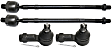 Front, Driver and Passenger Side, Inner and Outer Tie Rod Ends