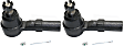 Front, Driver and Passenger Side, Outer Tie Rod Ends