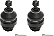 Front, Driver and Passenger Side, Upper Ball Joints, Adjustable, Allows Plus or Minus 1 Degree Camber/caster Adjustment, Includes Nuts