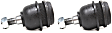 Front, Driver and Passenger Side, Lower Ball Joints