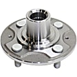 2012 Honda Fit - Front and Rear, Driver and Passenger Side Wheel Hub, 4 Lugs, Front - Without Bearing; Rear - With Bearing