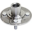 2012 Honda Fit - Front and Rear, Driver and Passenger Side Wheel Hub, 4 Lugs, Front - Without Bearing; Rear - With Bearing