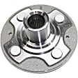 2012 Honda Fit - Front and Rear, Driver and Passenger Side Wheel Hub, 4 Lugs, Front - Without Bearing; Rear - With Bearing