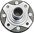 Front, Driver and Passenger Side Wheel Hub, 4 Lugs, Without Bearing, 2.2L, 4Cyl