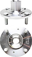 Front, Driver and Passenger Side Wheel Hub, 4 Lugs, Without Bearing, 2.3L, 4Cyl