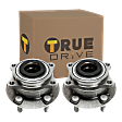 2011-2015 Kia Sorento - 2-Wheel Set Wheel Hubs, 5 Lugs, with Bearing, 5 x 4.5 in. Bolt Pattern, (AWD, Front or Rear, Driver and Passenger Side )/(FWD, Front, Driver and Passenger Side)