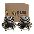 2013 Acura TSX - Rear, Driver and Passenger Side Wheel Hub, 5 Lugs, With Bearing