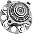 2013 Acura TSX - Rear, Driver and Passenger Side Wheel Hub, 5 Lugs, With Bearing