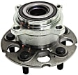 Rear, Driver and Passenger Side Wheel Hub, 5 Lugs, With Bearing